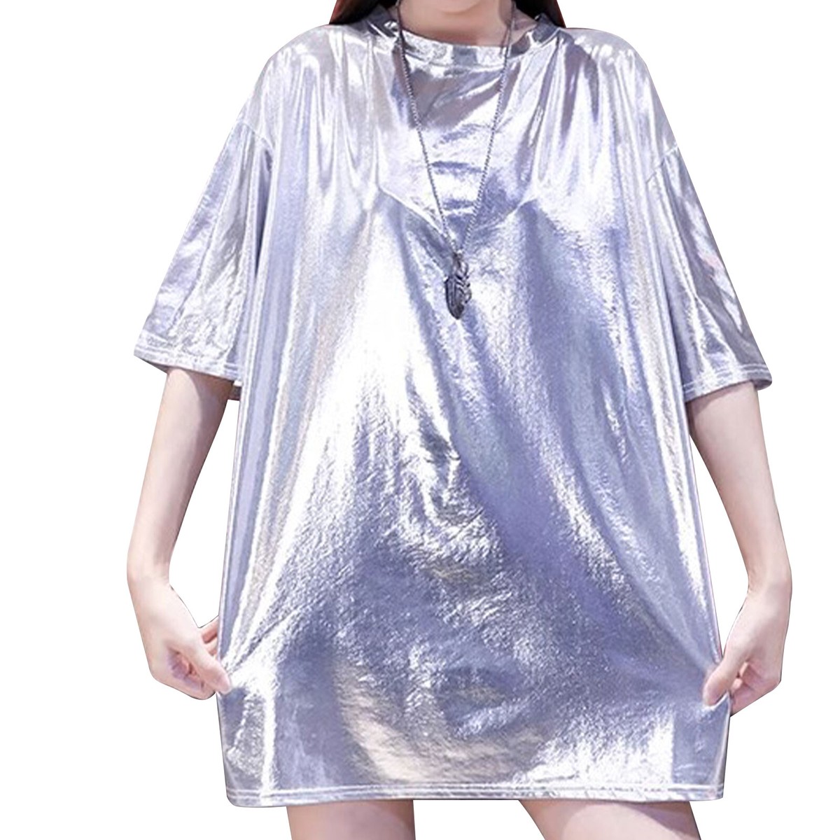 トップス gimmick layered sleeveless sweat y2k Y2K Pink Embellished Studded Top Droopy Neckline Sleeveless