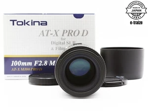 [Exc+4] Tested! Tokina AT-X PRO Macro 100mm f/2.8 D AF Lens for Canon from JAPAN