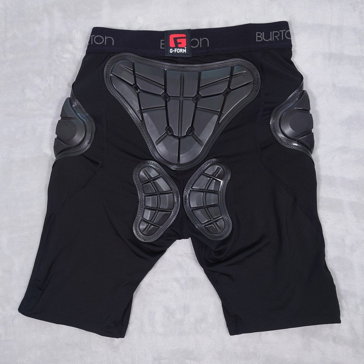 Burton G-Form Total Impact Padded Dryride Shorts Womens M Black