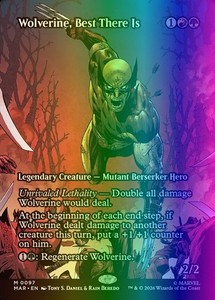 wolverine best there is mtg card Wolverine, Commander Deck instead tap him Artwork for "Wolverine, Best there