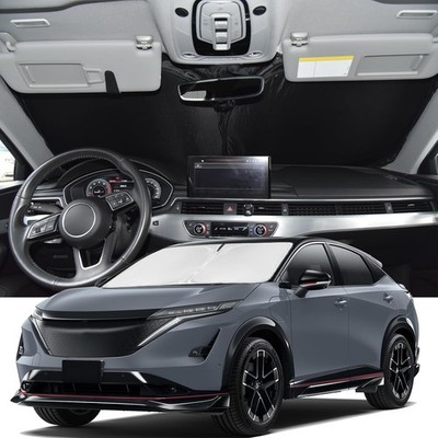 Custom Fit Windshield Sunshade for Nissan Ariya 2023-2025, Foldable 4 Layers