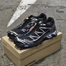 Salomon XT-6 GORE-TEX Black Silver Mens Size-