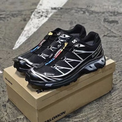 Salomon XT-6 GORE-TEX Black Silver Men's Size-