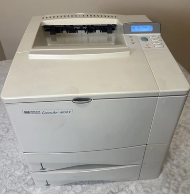 HP LaserJet 4050N Black White Printer FULLY TESTED - Image 1 of 4