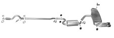 Auspuff für Audi A3 Sportback 1.4 TFSi 5-Türen Auspuffanlage /2106
