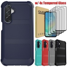 For Samsung Galaxy A26 5G Hard Rugged Case Hybrid Phone Cover / Screen Protector