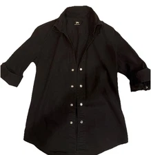 Buffalo Bobs Men’s Black Short Sleeve Shirt Jewel Snaps Size 2 Y2K Japan RARE!