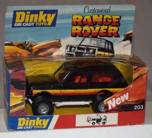 Vintage Dinky No. 203 Customized Range Rover in Original Box - Diecast