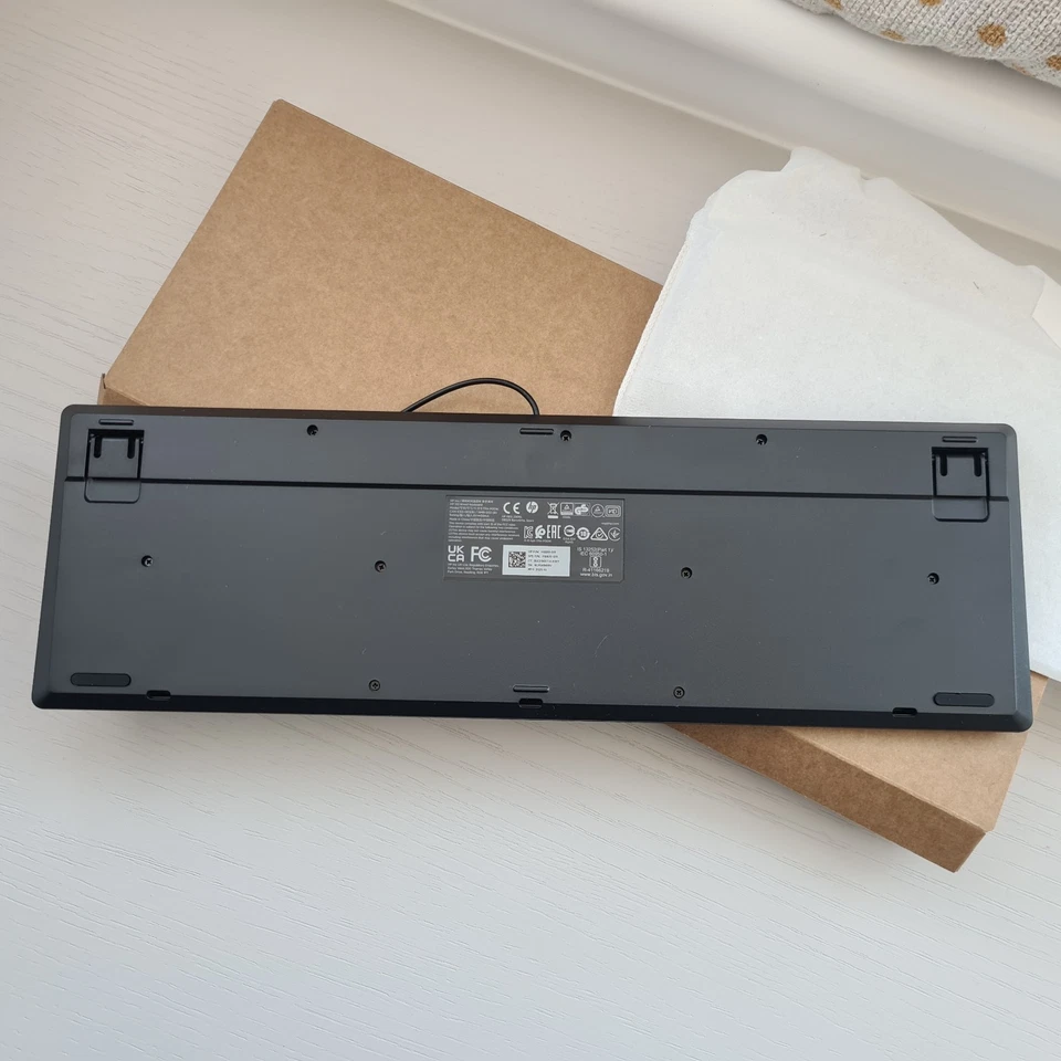 HP 125 UK QWERTY USB Wired Keyboard Black - Brand New In Box. - Image 4 of 4