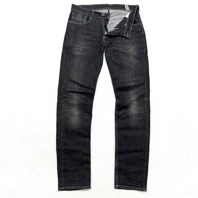 Dirk Bikkembergs 30 x 34 Jeans Mens Dark Wash Stretch Denim Straight 5 Pocket