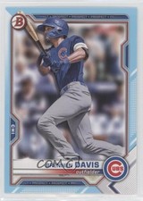 2021 Bowman Draft Sky Blue 268/499 Brennen Davis #BD-124 0q1p