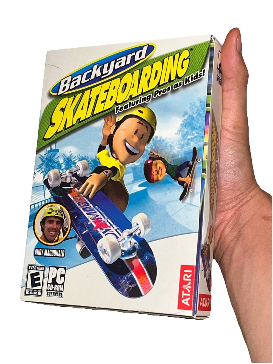 Backyard Skateboarding (PC, 2004) Andy Macdonald Brand New Sealed