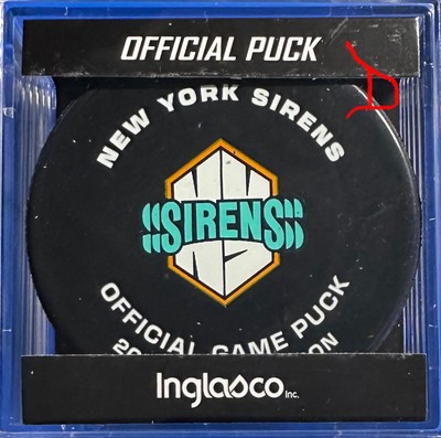 24-25 New York Sirens Official Game Puck (Professional Women s Hockey League)