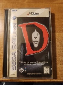 D Sega Saturn 2 discs Complete w/ Manual 1995 T Teen Horror