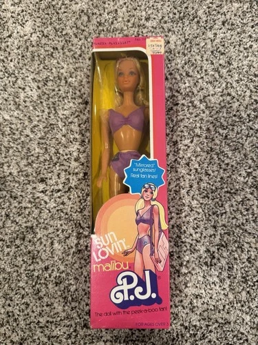 Mattel Sun Lovin' Malibu P.J. Fashion Doll Vintage 11 Inch Original MPN 1187