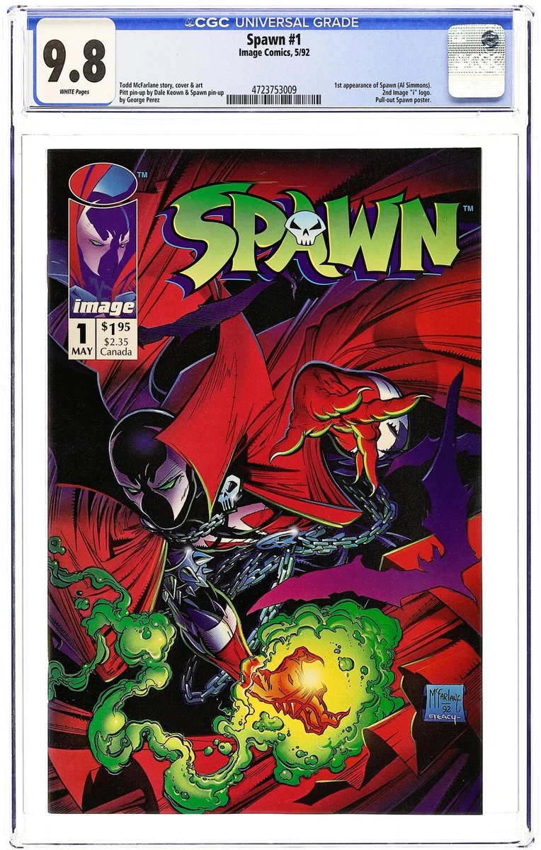 Spawn Certified Guaranty Company (CGC) 9.8 Near Mint/Mint Comics
