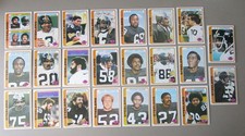 1978 Topps Pittsburgh Steelers Ne Team Set of 23-EX to NM-John Stallworth Rookie