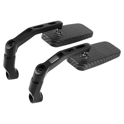 1 Pair Motorcycle Rearview Mirrors Clear Vision 360° Rotated For Most Bikes For