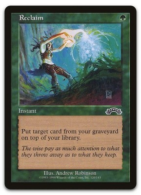 Reclaim #120 (LP) Exodus EXO Magic MTG