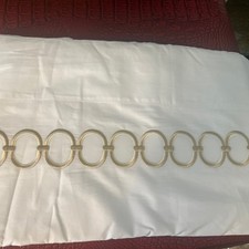 Sferra Queen Flat Sheet Catena Chain 100 cotton percale Sand