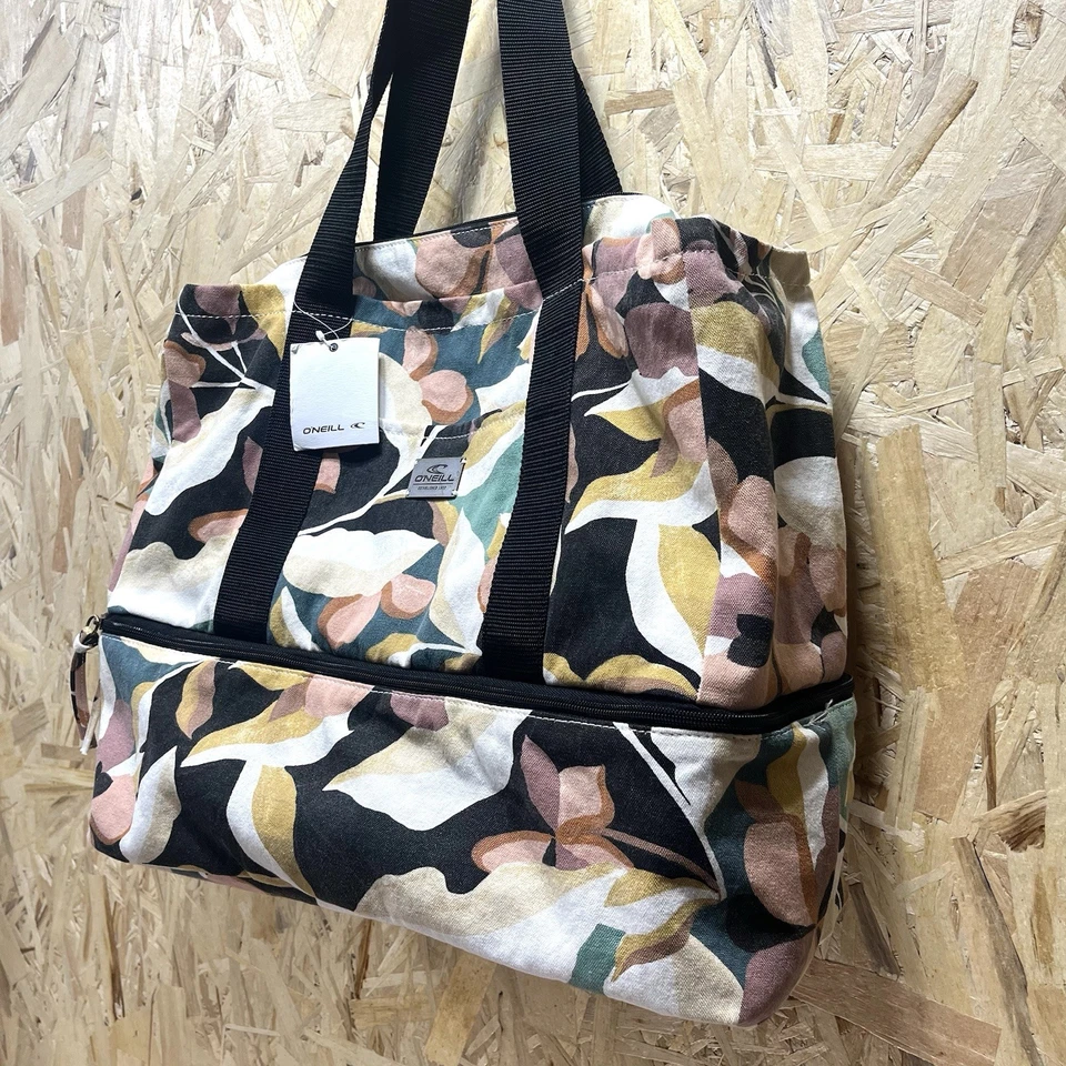 Новая сумка-тоут O'Neill Cool It Multi. Цветочный изолированный кулер сумка для покупок ONeill розовый - Изображение 3 из 4