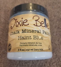 Dixie Belle Chalk Mineral Paint HAINT BLUE 8 oz NEW