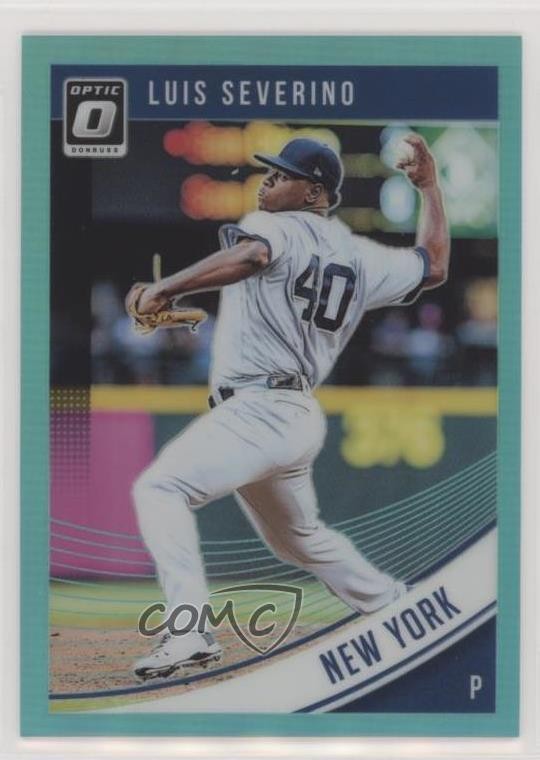 2018 Panini Donruss Optic Aqua Prizm 103/299 Luis Severino #117 0a6
