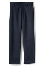 Lands' End Uniform Boy's Iron Knee SR WR Chino Pants Classic Navy 16S NWOT 390 