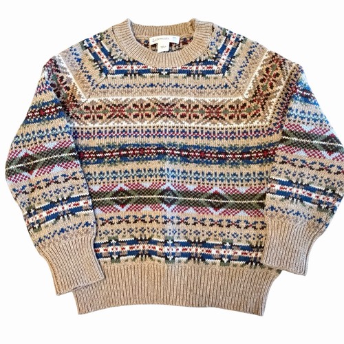 Crewcuts J Crew Fair Isle Sweater Toddler Boys Size XXS 2-3 Heritage Preppy Fall