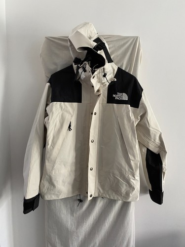 THE NORTH FACE Regenjacke beige Gore-Tex mit Kapuze Größe S