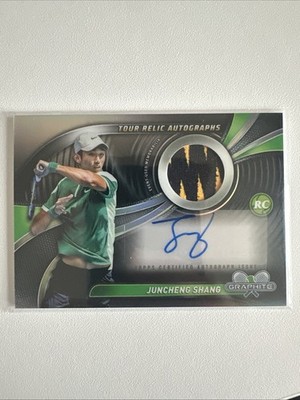 2024 Topps Graphite Relic Autographs Juncheng Shang #TRA-JSG (AU, MEM, RC)