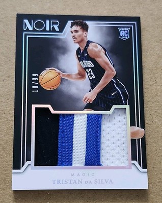 2024-25 Noir TRISTAN Da SILVA Rookie Jersey Materials SP Jumbo Patch Magic /99