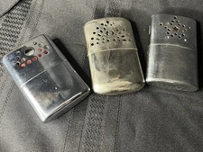 Vintage Set Of 3 Hand Warmers Jon-E, Star and Peacock Style.