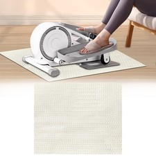 Non-Slip Mat, Perfect for Under Desk Elliptical Peddler Foot  Leg Beige