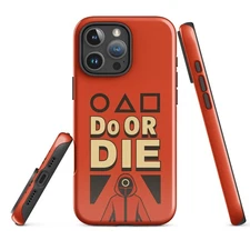 Squid Game iPhone Tough Case | Do or Die Guard Design | Player 456 Cover