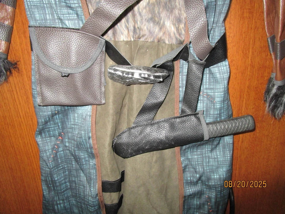 Halloween Werewolf by Teetot Costume Youth size 7/8 w accessory Polyester Cotton - Image 4 of 4