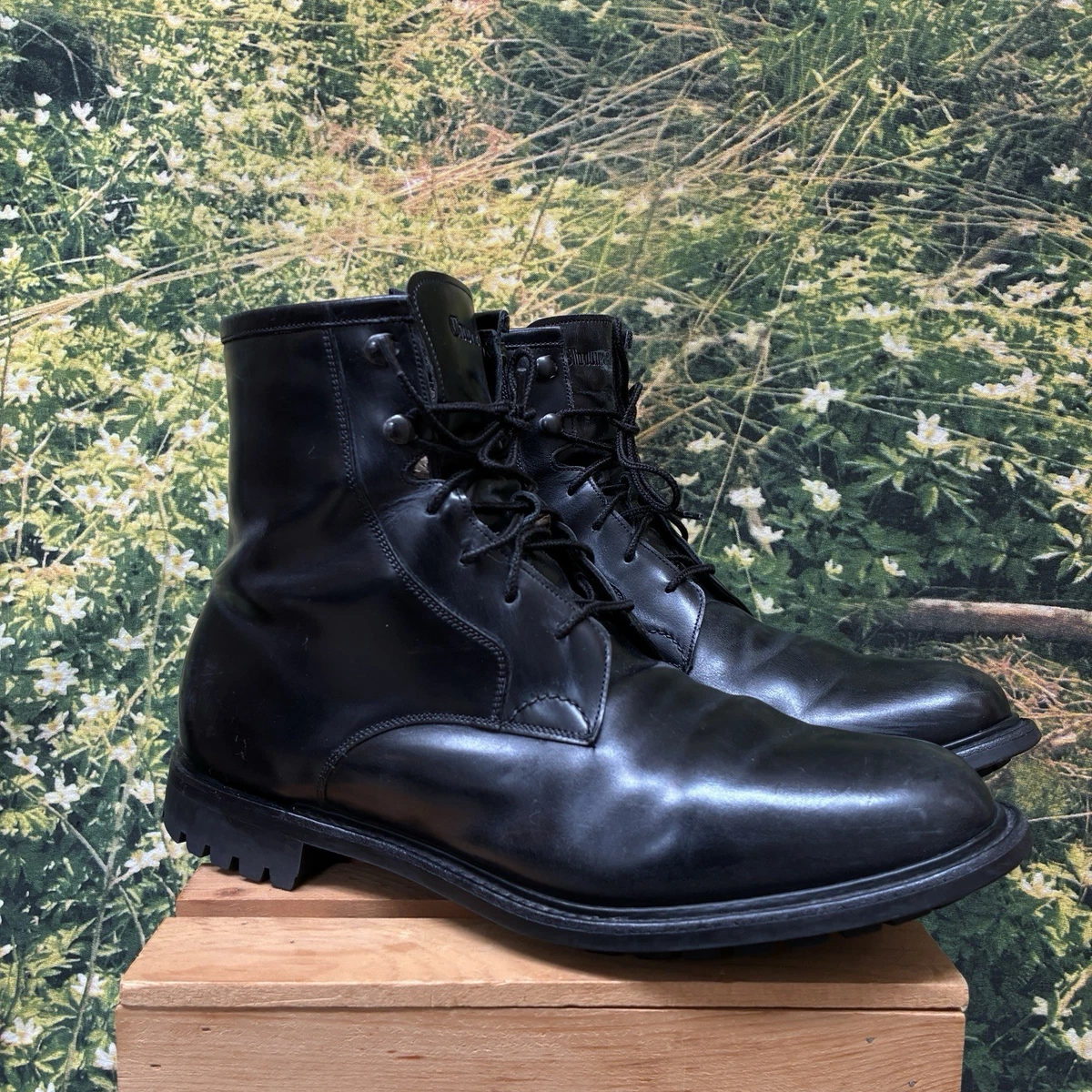 Church\'s Leather Jodhpur Buckle Boots size 8 UK 9 US color Black vintage England Church main image 2