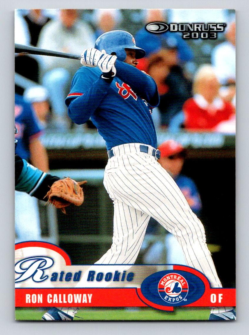 2003 Donruss #57 Ron Calloway Montreal Expos