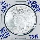 1923 BU UNCIRCULATED SILVER PEACE DOLLAR AUTHENTIC U.S. MINT FREE SHIPPING 7349