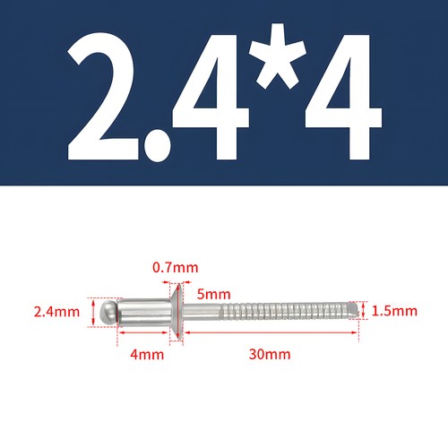 Pop Rivets Countersunk Head Open End Blind Rivets A2 Stainless Steel - Picture 4 of 32