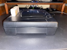 Sega Saturn Console + Action Replay + Power Cord + AV Cable (Bad) + Controller