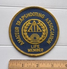 Amateur Trap Shooting Association ATA Life Member 3.5 Round Patch Badge