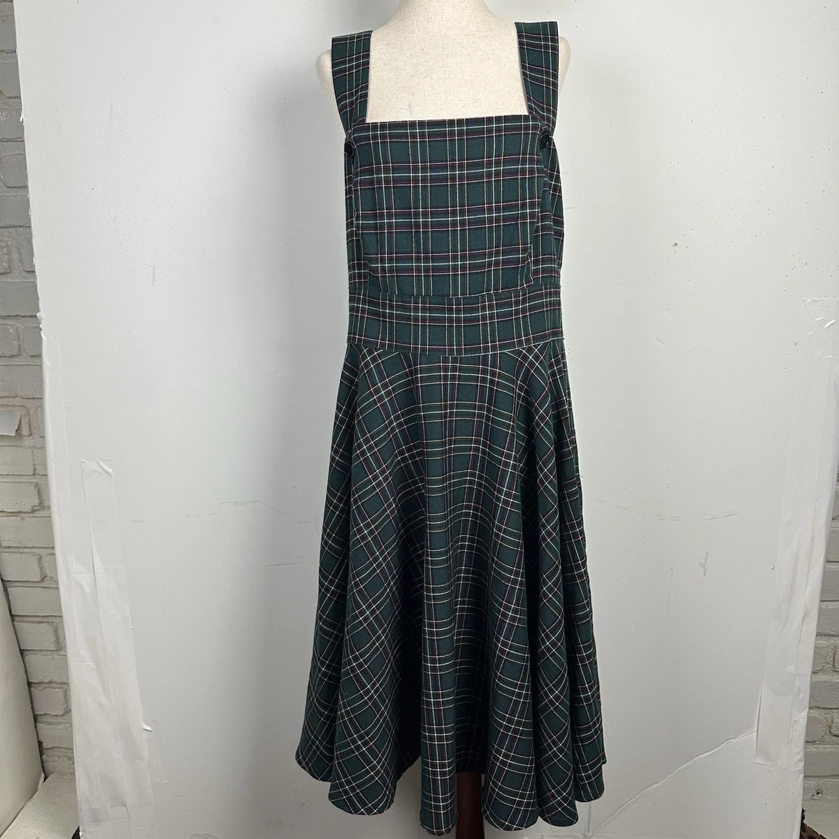grey plaid overall dress Plaid Overall Dress The Key to Glam Boutique