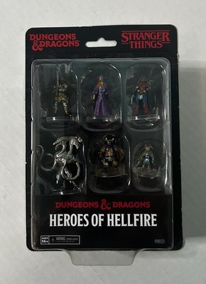 Stranger Things D&D Heroes of Hellfire 6 Figure Set NEW