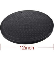 12 Inch Lazy Susan Rotating Heavy Duty Turntable Display Stand for Monitor TV