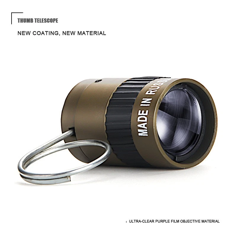 2.5x17.5 Daumen Miniatur Fernglas Mini Monokular HD Wandern Camping Reisen - Bild 2 von 4