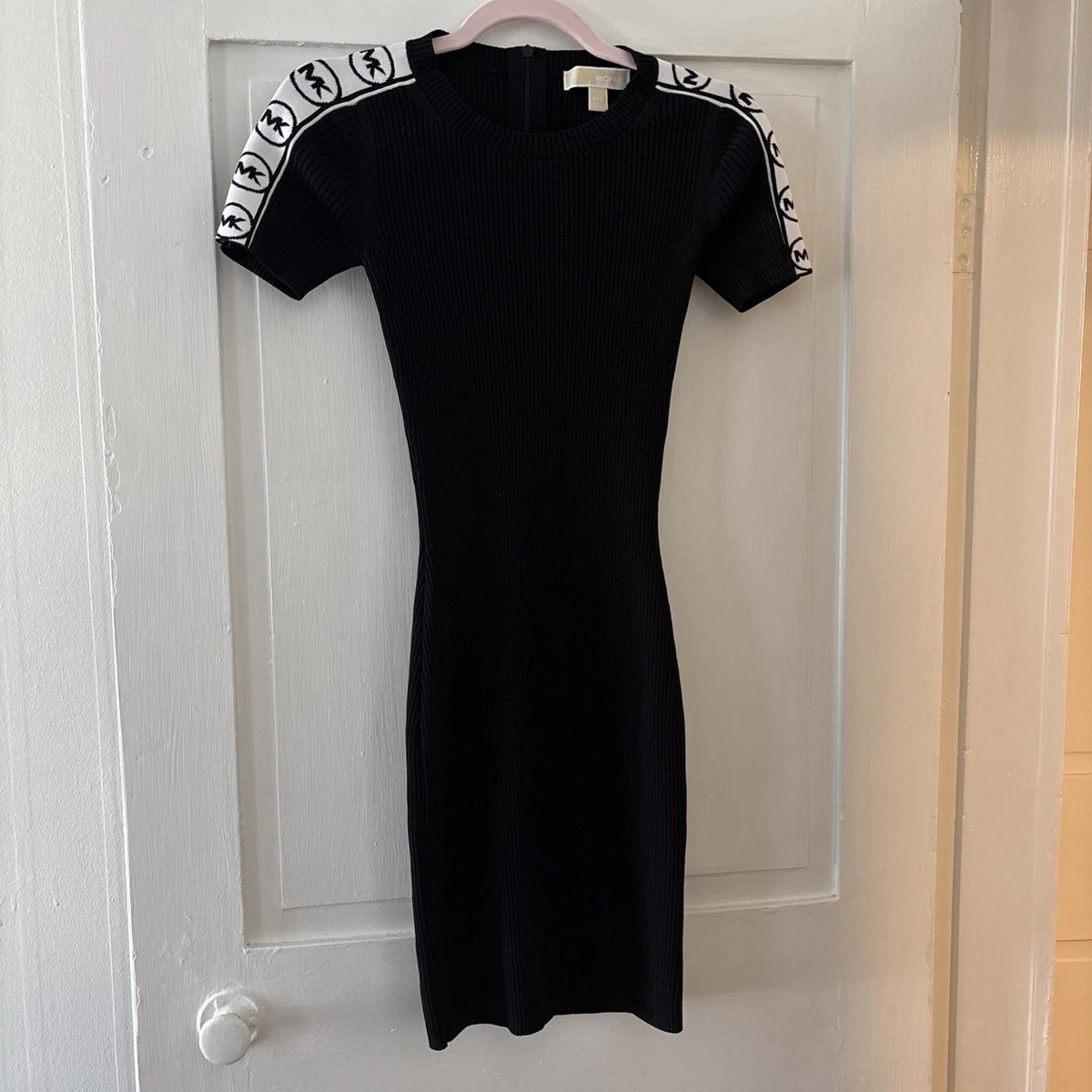 sachin and babi light blue dress NWT MICHAEL MICHAEL KORS Ribbed Stretch Knit Polo main image 0