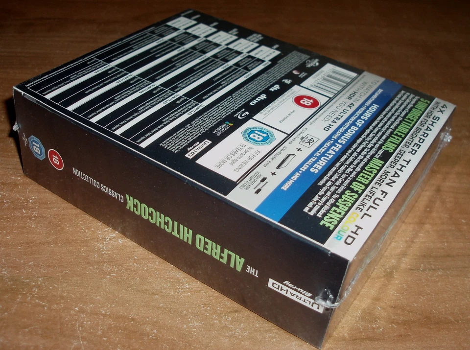 Alfred Hitchcock Coleccion Vol.3 Nuevo Sellado 4K UHD+Blu-Ray Suspense A-B-C - Imagen 4 de 4