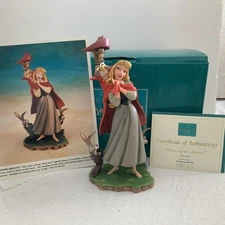 WDCC Sleeping Beauty’s Briar Rose “Once upon a dream." N.L.E. w/ Promo Photo