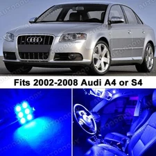 19 x Premium Blue LED Lights Interior Package Upgrade for Audi A4 2002-2008